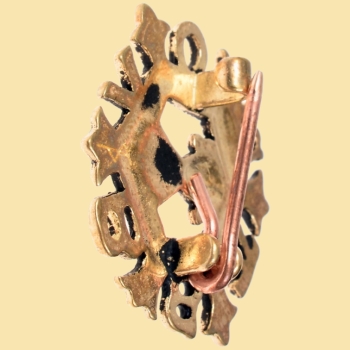 Preview: Mittelalter-Brosche   -  Amours  -  Bronze